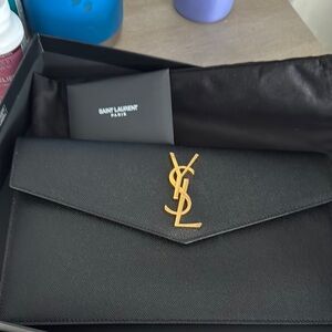 YSL AUTHENTIC Uptown Clutch-New